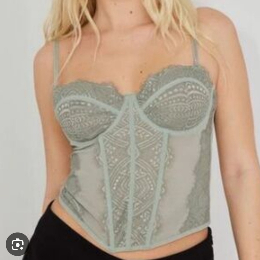 Garage Lace Corset Top